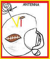 ViBall helmet antenna