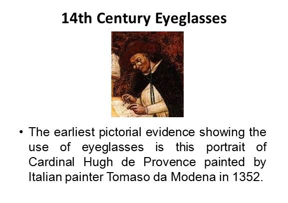 14th Century Eyeglasses
